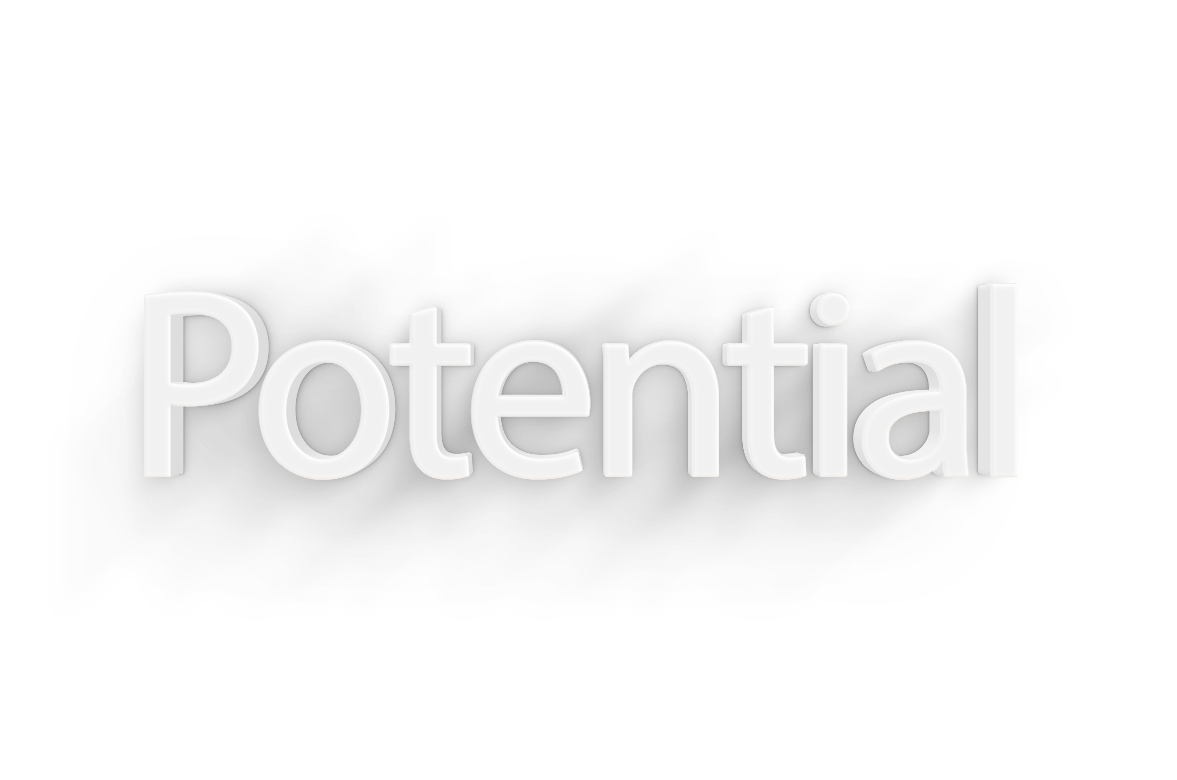 Potential png, word Potential png, Potential word png, Potential text png, Potential font png, word Potential text effects typography PNG transparent images